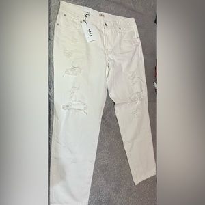 Ripped white pants never worn